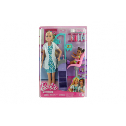 Obrázek Barbie Povolání herní set s panenkou - zubařka blondýnka HKT69