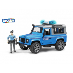 Obrázek Bruder Auto Land Rover policie s figurkou