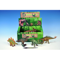Obrázek Dinosaurus plast 15-18cm - 6 druhov 12ks v DBX