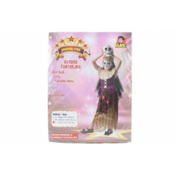 Obrázek Šaty na karneval - voodoo čarodějka 130-140 cm
