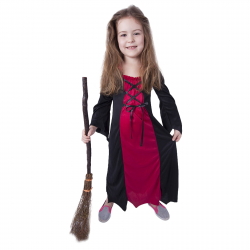 Obrázek Dětský kostým bordó čarodějnice (S) e-obal