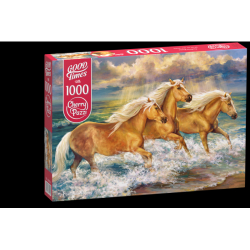 Obrázek Puzzle Cherry Pazzi 1000d. Koně ve vodě