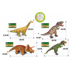 Obrázek Dinosaurus měkký 4 druhy 36 cm
