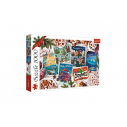 Obrázek Puzzle Zimní vzpomínky 1000 dílků 68,3x48cm v krabici 40x27x6cm