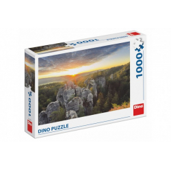 Obrázek Puzzle Hruboskalské skalní město, Český ráj 1000 dílků  66x47cm v krabici 32x23x7cm