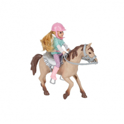 Obrázek Panenka jezdkyně s koněm