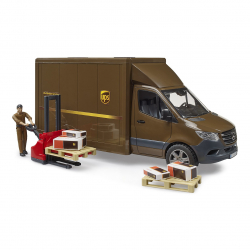 Obrázek Bruder Dodávka UPS MB Sprinter s figurkou a příslušenstvím