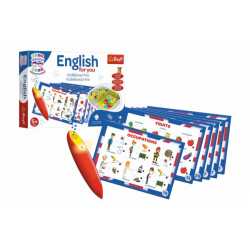 Obrázek Malý objevitel English for you + kouzelná tužka edukační společenská hra v krabici 33x23x6cm