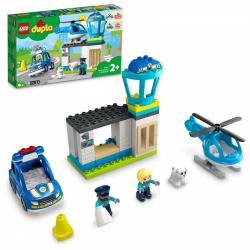 Obrázek LEGO<sup><small>®</small></sup> DUPLO<sup><small>®</small></sup> 10959 - Policejní stanice a vrtulník