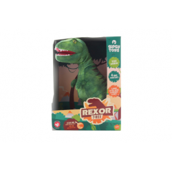 Obrázek Plyš T-Rex zvukový 38 cm zelený