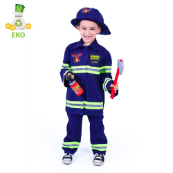 Obrázek Dětský kostým hasič s českým potiskem (S) EKO