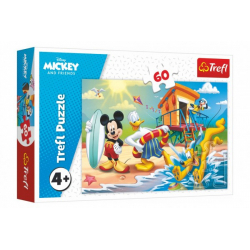 Obrázek Puzzle Mickey a Donald Disney 33x22cm 60 dílků v krabici 21x14x4cm