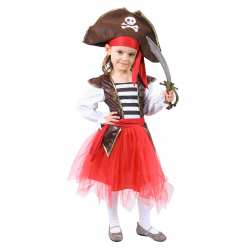 Obrázek Dětský kostým pirátka (M)
