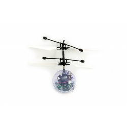 Obrázek Vrtulníková koule plast 13x11cm s USB kabelem na nabíjení