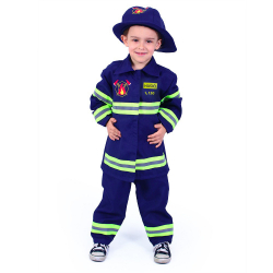 Obrázek Dětský kostým hasič s českýn potiskem (M)