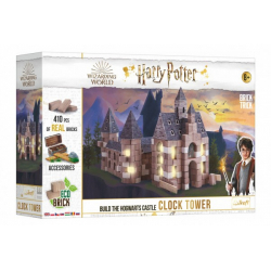 Obrázek Stavějte z cihel Harry Potter - Hodinová věž stavebnice Brick Trick v krabici 40x27x9cm