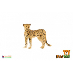 Obrázek Gepard štíhlý zooted plast 8cm v sáčku