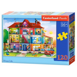 Obrázek Puzzle Castorland 120 dílků - Život v domě