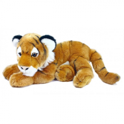 Obrázek plyšový tygr ležící, 32 cm