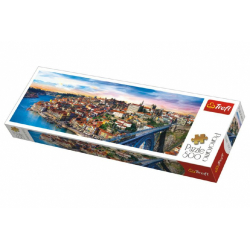 Obrázek Puzzle Porto, Portugalsko panorama 500 dílků 66x23,7cm