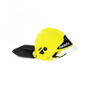 Obrázek Dětská žlutá helma/přilba hasič CZ text