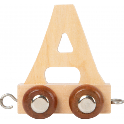 Obrázek Dřevěný vláček vláčkodráhy abeceda písmeno A