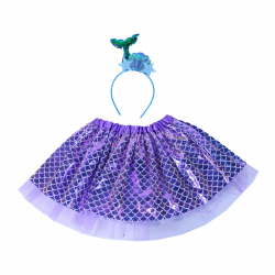 Obrázek Dětský kostým tutu sukně s čelenkou mořská panna