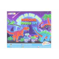 Obrázek Sada svíticí modelíny dinosauři