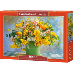 Obrázek Puzzle Castorland 1000 dílků - Žluté květiny v zeleném květináči