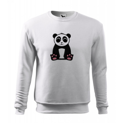 Obrázek Mikina Essential - Tučňák a jeho kamarádi - #2 panda velká, vel. 12 let - bílá