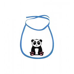 Obrázek Dětský bryndák Tučňák a jeho kamarádi - #2 panda velká - modrý