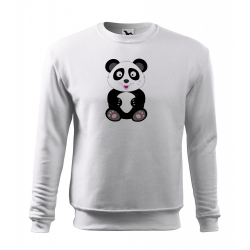 Obrázek Mikina Essential - Veselá zvířátka - Panda, vel. 12 let - bílá