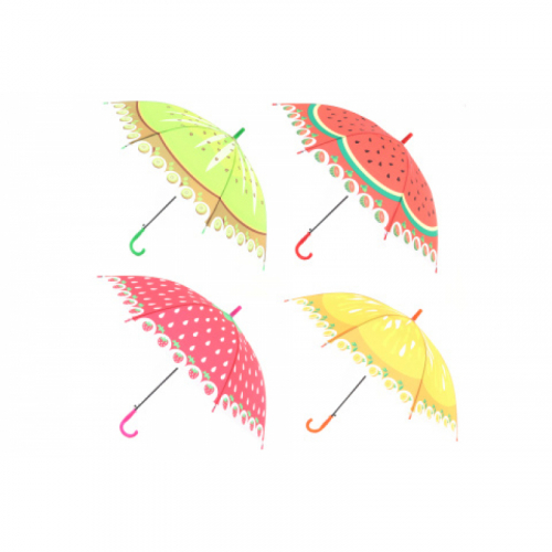 Obrázek Deštník ovoce vystřelovací