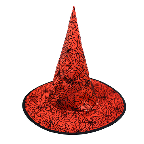 klobouk čarodějnický červený pro dospělé