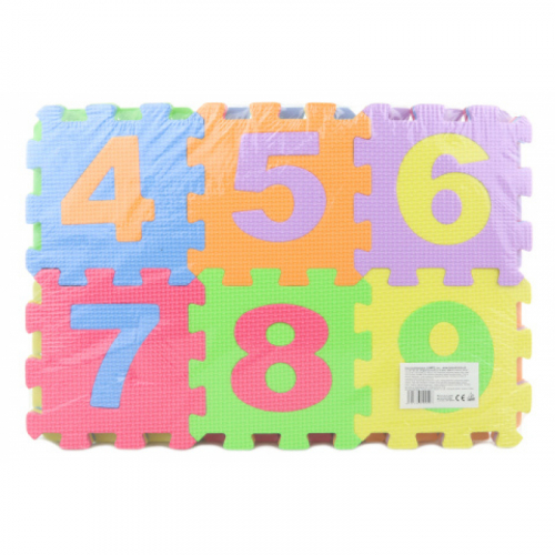 Obrázek Pěnové puzzle 36 ks čísla a písmena