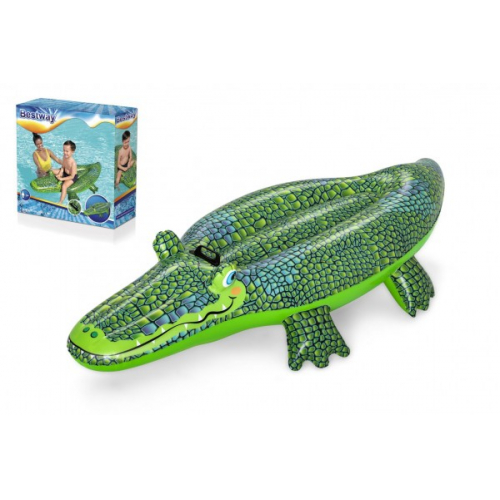 Obrázek Krokodýl nafukovací s úchytem 152x71cm v krabici 20x20x6cm