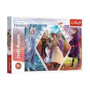 Obrázek Puzzle Ledové království II/Frozen II 48x34cm 200 dílků v krabici 33x23x4cm
