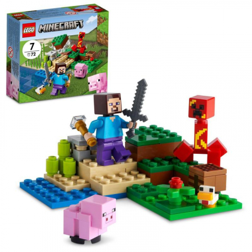 Obrázek LEGO<sup><small>®</small></sup> Minecraft 21177 - Útok Creepera