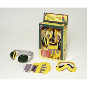 Obrázek Bosch set - sluchátka, rukavice, ochranné brýle
