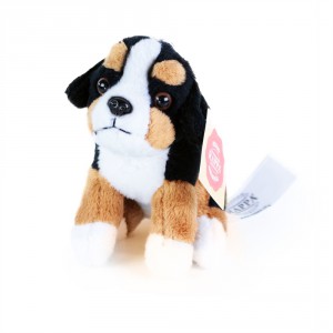 Obrázek plyšová klíčenka / přívěšek pes bernský salašnický sedící, 9 cm