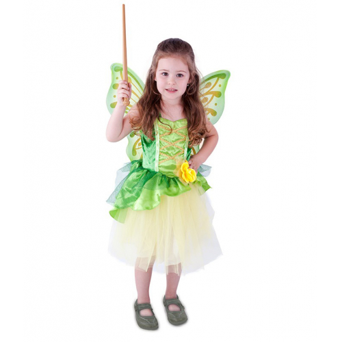 Obrázek karnevalový kostým víla Zelenka s křídly, vel. M