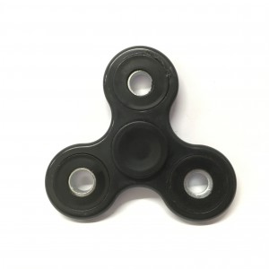 Obrázek Fidget Spinner kov/plast 7cm - černá
