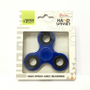 Obrázek Fidget Spinner kov/plast 7cm - modrá