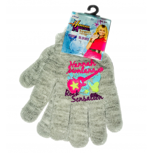 Obrázek Dětské rukavice Hannah Montana - šedá
