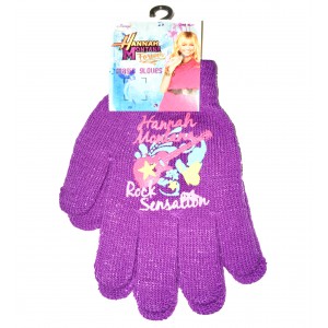 Obrázek Dětské rukavice Hannah Montana - fialová