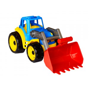 Obrázek traktor plastový se lžicí