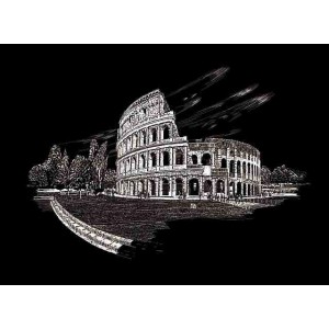 Obrázek Seškrabovací obrázek- Koloseum Řím