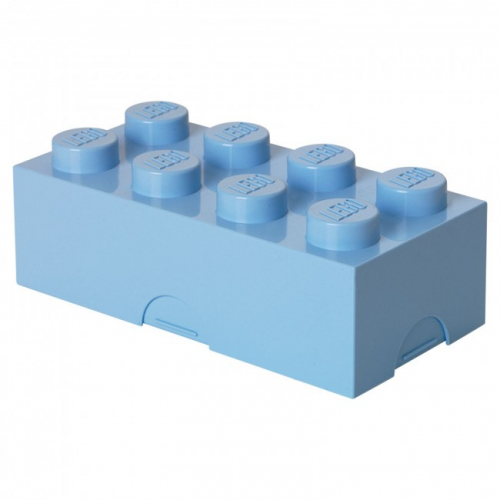 Obrázek LEGO<sup><small>®</small></sup> box na svačinu 100 x 200 x 75 mm - světle modrá