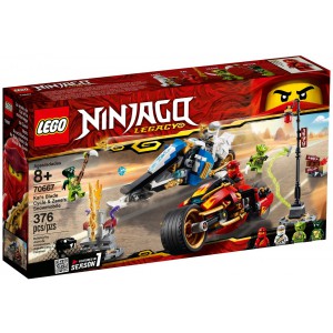 LEGO® Ninjago 70667 -  Kaiova motorka s čepelemi a Zaneův sněžný vůz - Cena : 1999,- Kč s dph 