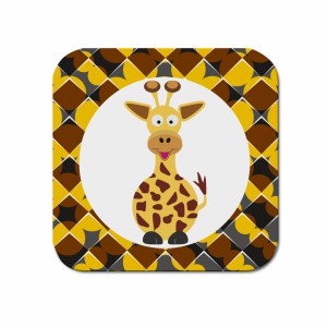 Obrázek Podtácek Veselá zvířátka - Žirafa